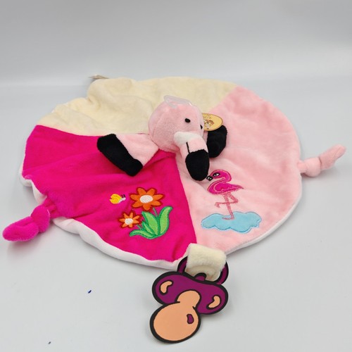 Doudou plat rond - , rose
