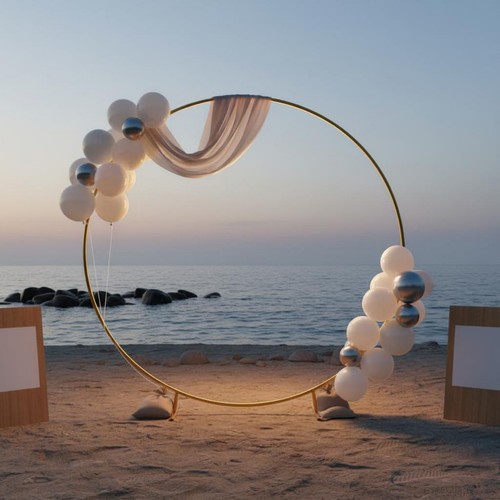 Arche mariage dorée - arche,