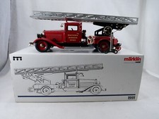Märklin 1991 Camion pompier Werksfeuerwehr Güppingen rare neuf en boite 44 cm