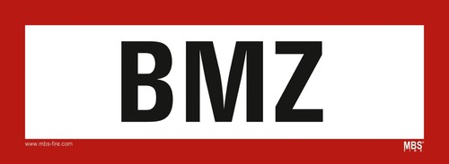 Autocollant bmz centrale - bmz, de