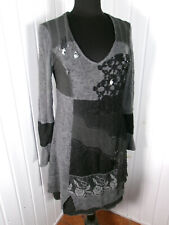 Robe chaude bi matiere tricot