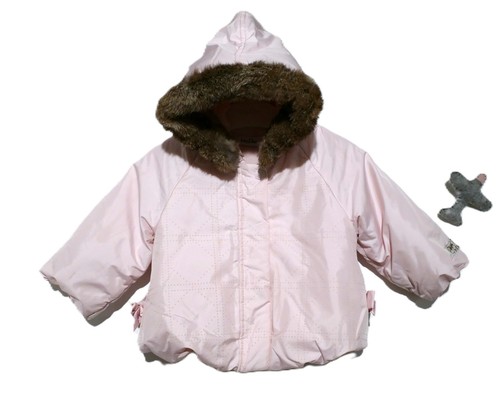 Manteau rose capuche lapin - , de