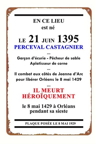 Plaque rue garage - de, ou