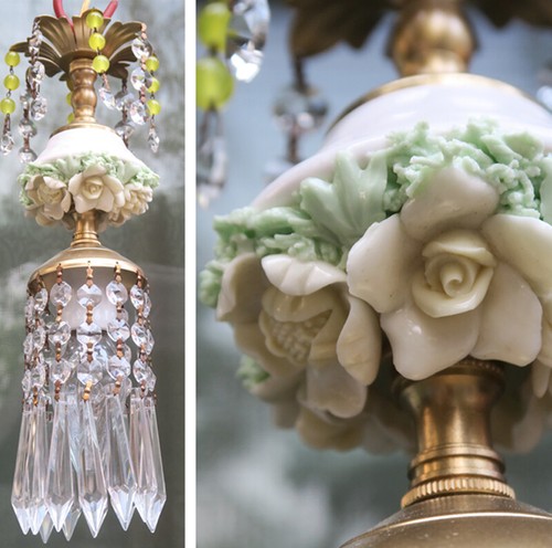 Chandelier mimi lamp brass - chandelier,