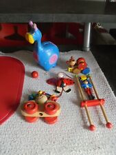 Lot d'Anciens Jouets Bois