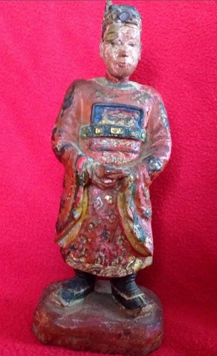 Statue dignitaire chinois - statue,