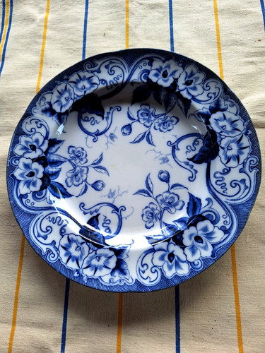 Grand plat rond creil - plat,