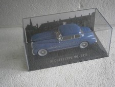 VOITURE MINIATURE BUGATTI TYPE 101 (1951) EN BOITE CRISTAL IXO 1/43