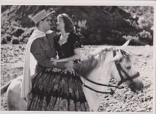 Renée SAINT-CYR Yves VINCENT PHOTOGRAPHIE ORIGINALE 30*21 CAPITAINE ARDANT 1951