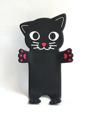 Chat Pylone porte téléphone.