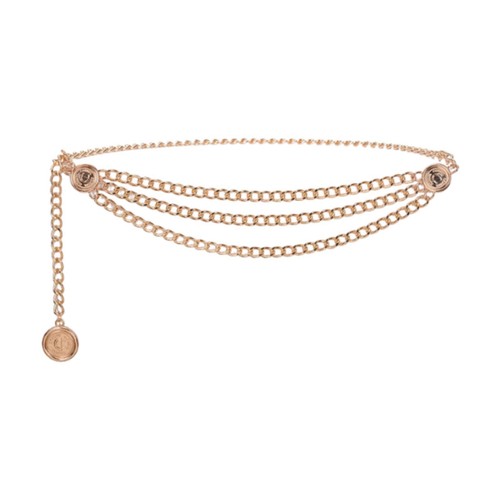 Ceinture chaîne dorée - en,