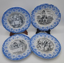 4 assiettes à dessert