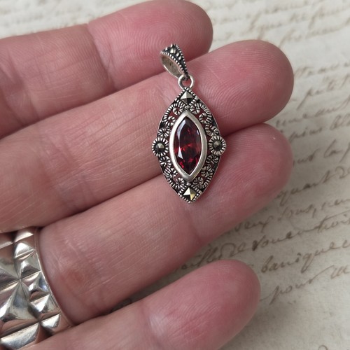 Pendentif argent 925 avec - pendentif, en