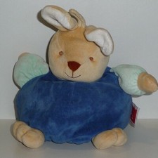 Doudou Lapin Tex - Blanc vert