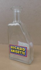 Carafe RICARD ANISETTE logo jaune bleu ancienne pub pichet bar bistrot pitcher