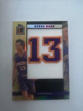 STEVE NASH 2007-08 Topps Letterman Patches Jersey Number Refractors #1/5 JNP-SN