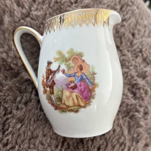 Pot lait ancien porcelaine - pot,