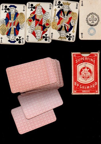 Jeu cartes ancien - de, 32