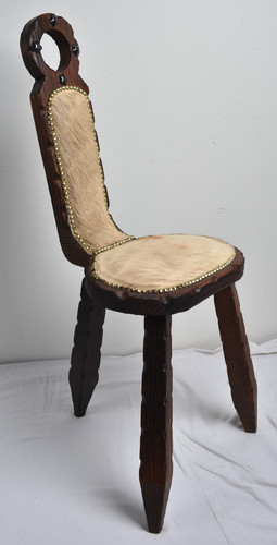 Ancienne chaise tripode - ancienne,
