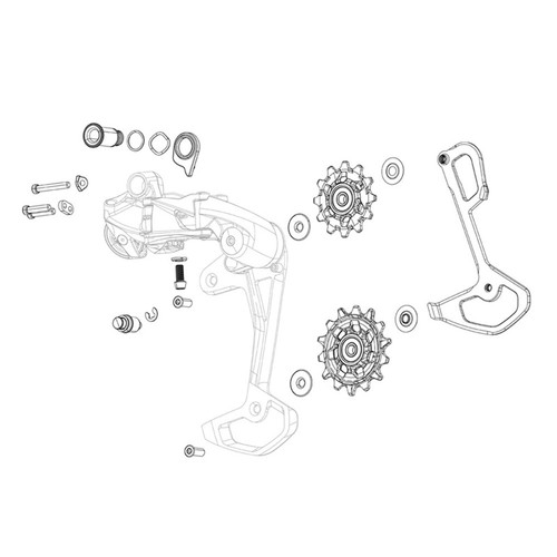 Chape interieure derailleur - chape,
