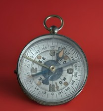 Ancienne Boussole En Laiton