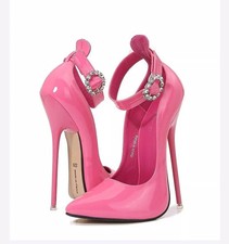 Éscarpins Rouge Vernis Talon