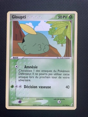 Carte pokémon gloupti 100 - carte,