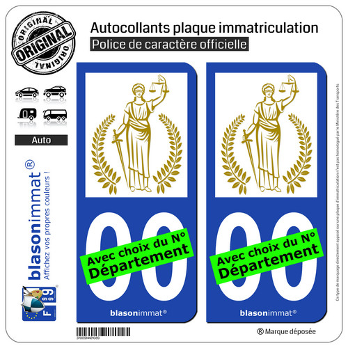Stickers autocollant plaque - 2,