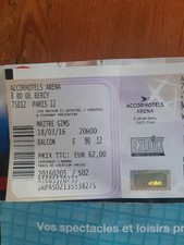 billet de concert