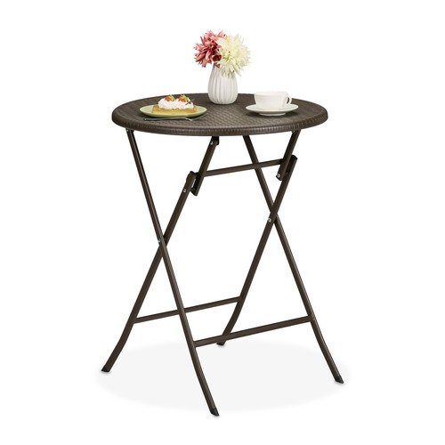 Table jardin aspect rotin - de,
