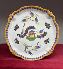 RENOLEAU ASSIETTE OISEAUX