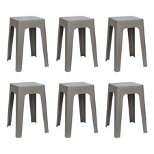 Lot de 6 Tabourets Empilables