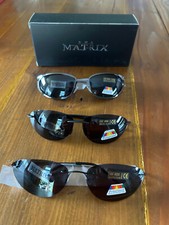3 PAIRES DE LUNETTES POLARISÉES NEO MATRIX  + THE MATRIX + RELOADED + REVOLUTION