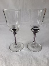 2 ANCIENS VERRES A VIN EN