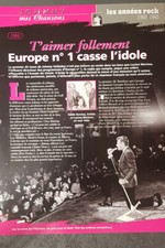  ★T'AIMER FOLLEMENT ★ Fiche JOHNNY HALLYDAY