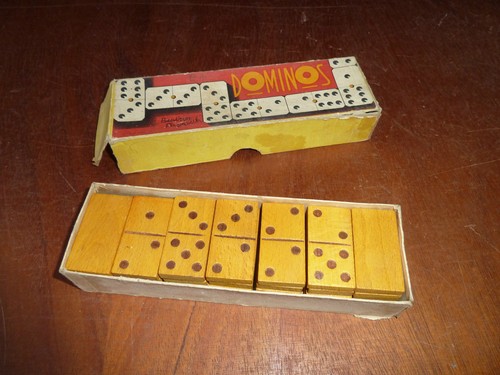 Ancien jeux dominos - jeux, de