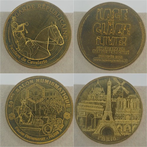 Paris lot jetons - 75,