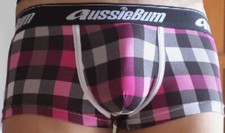 Boxer AUSSlEBUM motif écossais
