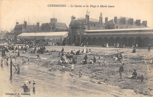 Cpa cherbourg le casino - cpa, 50