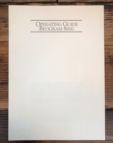 Bang olufsen beogram 8000 - olufsen,