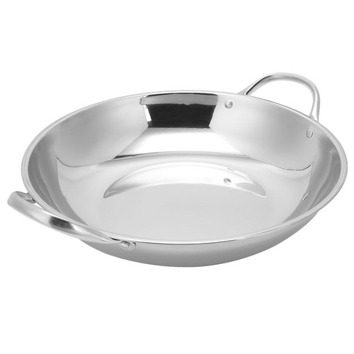 Wok acier inoxydable poele - en,