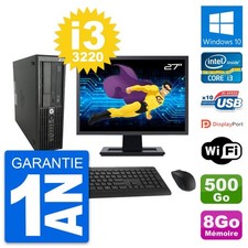 PC HP Z220 SFF Ecran 27" Intel