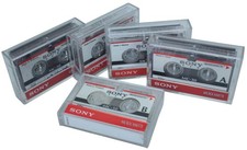 Sony -Lot 5 Microcassette dictaphone Réenregistrable (Réf#G-853)