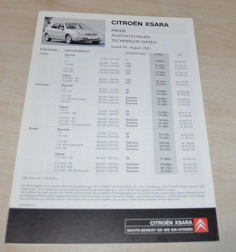 2001 citroen xsara - citroen,