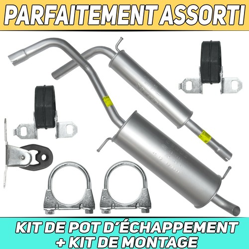 Kit pot échappement - pot, d’échappement