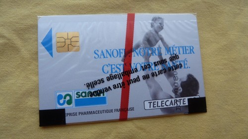 Sanofi télécarte 50 neuve - -,