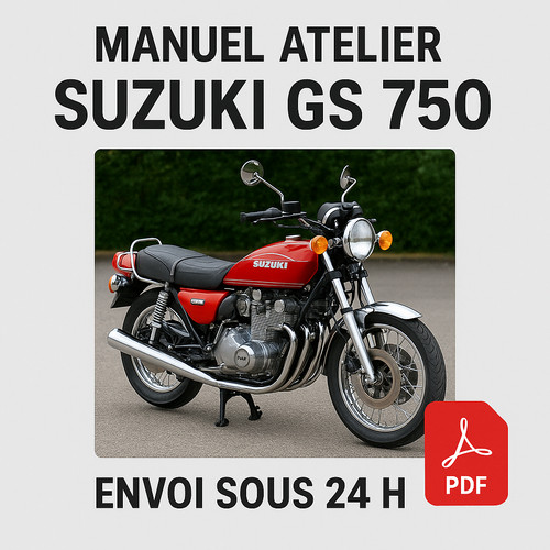 Manuel atelier suzuki gs750 - suzuki,