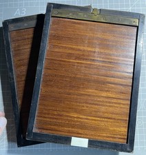 Châssis Bois Double Volets Rideaux Plaque Verre Chambre Photographique Photo LB