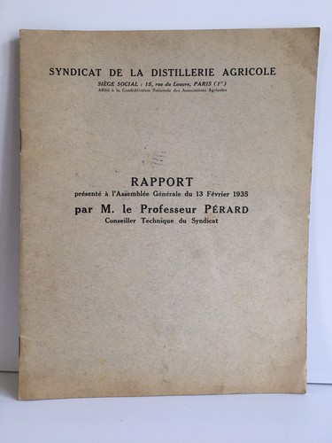 Syndicat distillerie - la,