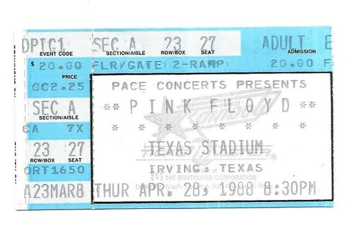 Rare ticket billet concert - /,